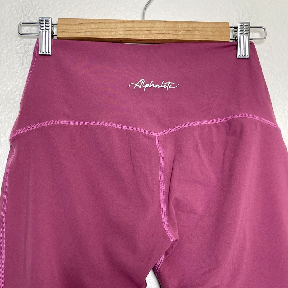 Alphalete Leggings Medium Surface Elevation Gym Lifting Booty Contour Seamless